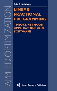 Front cover_Linear-Fractional Programming Theory, Methods, Applications and Software