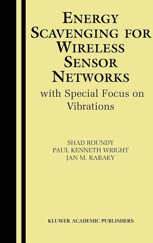 Front cover_Energy Scavenging For Wireless Sensor Networks