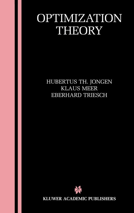 Front cover_Optimization Theory