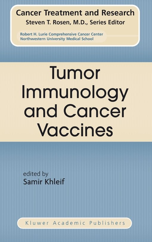 Front cover_Tumor Immunology and Cancer Vaccines