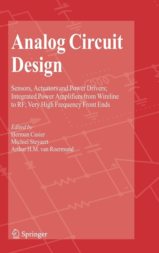 Front cover_Analog Circuit Design
