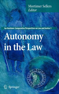 Front cover_Autonomy in the Law