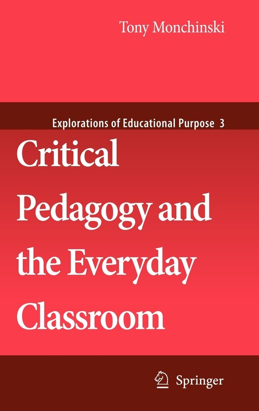 Couverture_Critical Pedagogy and the Everyday Classroom