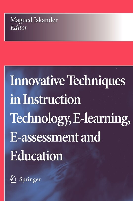 Couverture_Innovative Techniques in Instruction Technology, E-learning, E-assessment and Education