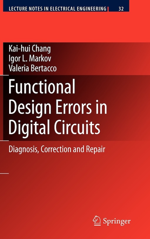 Front cover_Functional Design Errors in Digital Circuits
