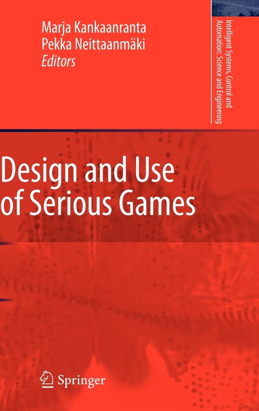 Couverture_Design and Use of Serious Games