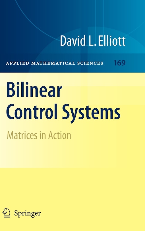 Front cover_Bilinear Control Systems