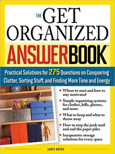Front cover_The Get Organized Answer Book