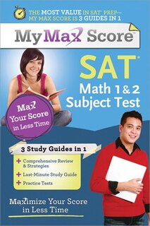 Front cover_My Max Score SAT Math 1 & 2 Subject Test