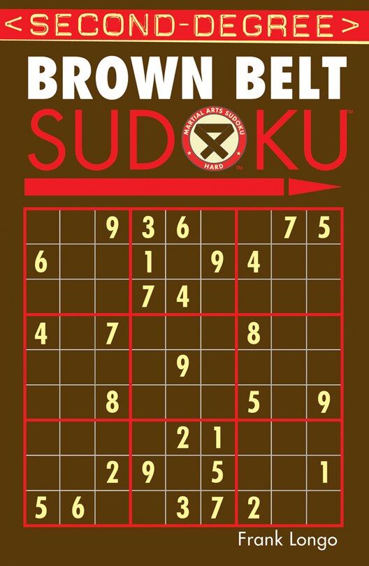 Couverture_Second-degree Brown Belt Sudoku®