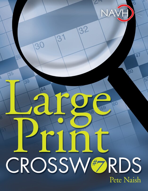 Front cover_Large Print Crosswords #7