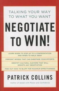 Front cover_Negotiate to Win!
