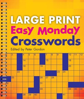Front cover_Large Print Easy Monday Crosswords