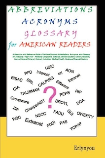 Couverture_Abbreviations Acronyms Glossary for American Readers