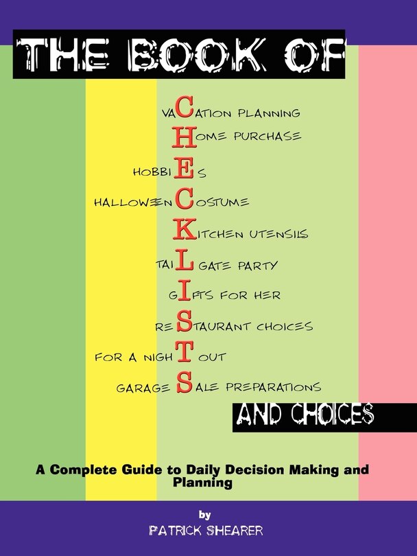 Couverture_The Book of Checklists and Choices