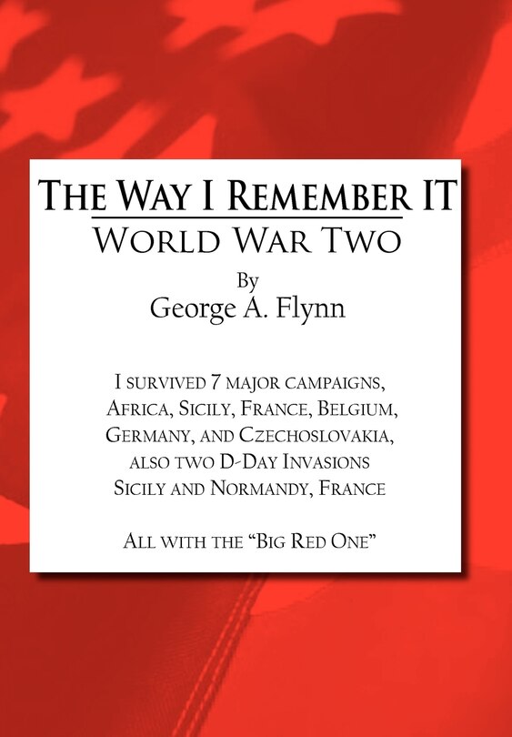 Front cover_The Way I Remember It