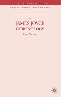 Front cover_A James Joyce Chronology
