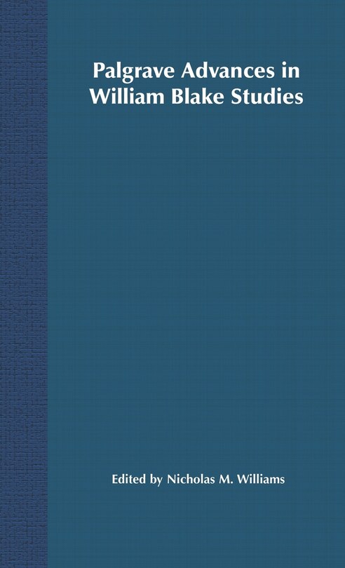 Couverture_Palgrave Advances In William Blake Studies