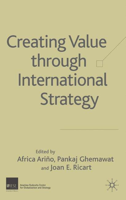 Front cover_Creating Value Through International Strategy