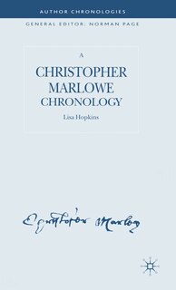 Front cover_A Christopher Marlowe Chronology