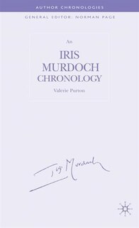 Couverture_An Iris Murdoch Chronology