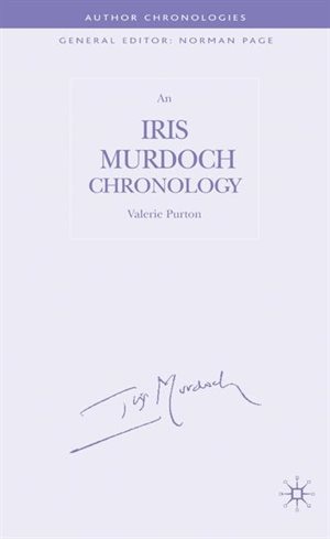 Couverture_An Iris Murdoch Chronology