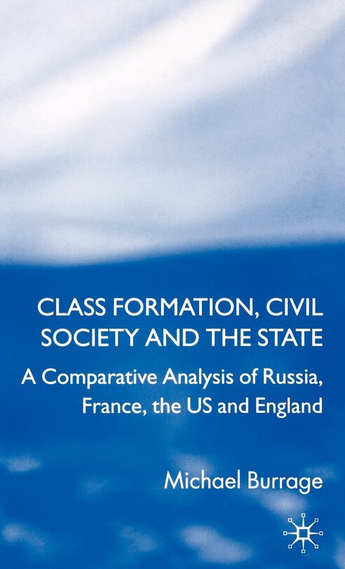 Couverture_Class Formation, Civil Society and The State