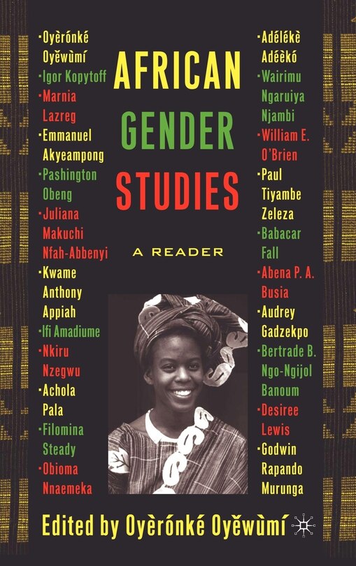 Front cover_African Gender Studies