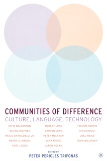 Couverture_Communities Of Difference
