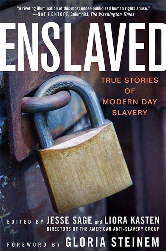 Front cover_Enslaved: True Stories of Modern Day Slavery