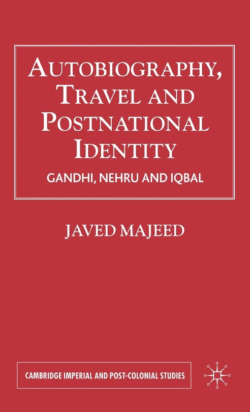 Front cover_Autobiography, Travel And Postnational Identity