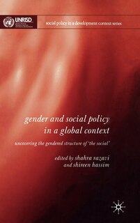 Couverture_Gender And Social Policy In A Global Context
