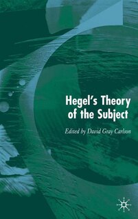 Front cover_Hegel's Theory of the Subject