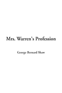Front cover_Mrs. Warren's Profession