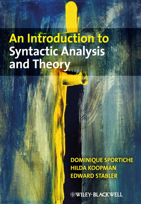 Front cover_An Introduction to Syntactic Analysis and Theory