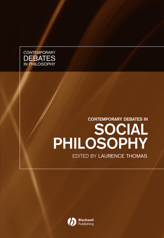 Front cover_Contemporary Debates in Social Philosophy