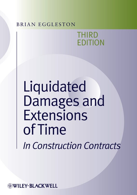 Couverture_Liquidated Damages and Extensions of Time