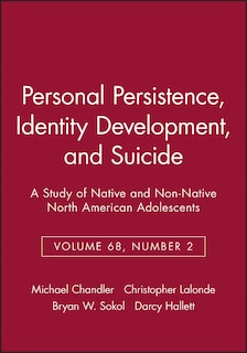 Couverture_Personal Persistence, Identity Development, and Suicide