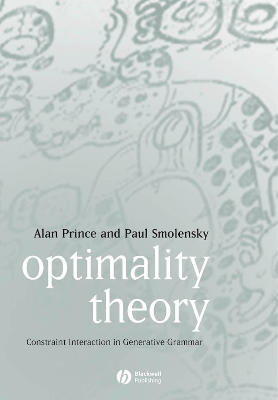 Front cover_Optimality Theory