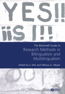 Front cover_The Blackwell Guide to Research Methods in Bilingualism and Multilingualism
