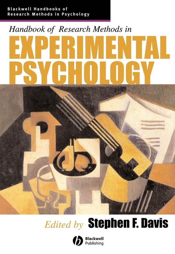 Front cover_Handbook of Research Methods in Experimental Psychology