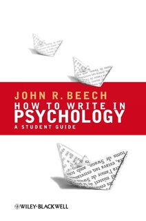 Front cover_How To Write in Psychology