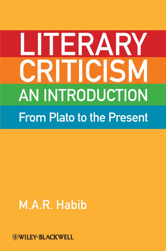 Couverture_Literary Criticism From Plato To The Present