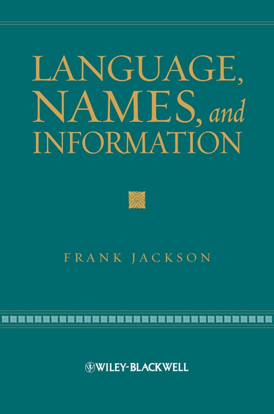 Front cover_Language, Names, and Information
