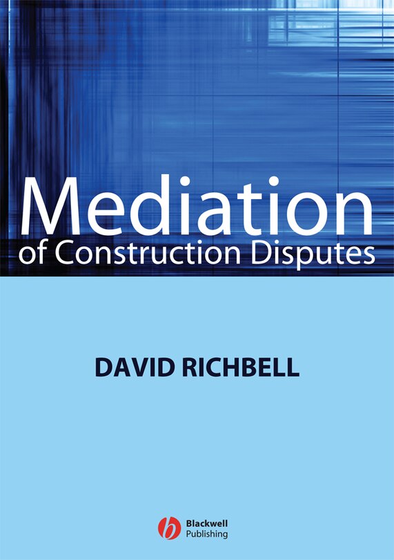 Front cover_Mediation of Construction Disputes