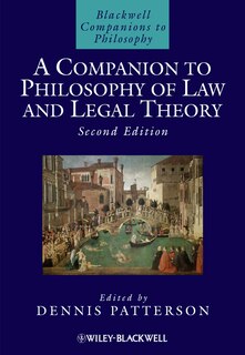 Couverture_A Companion to Philosophy of Law and Legal Theory