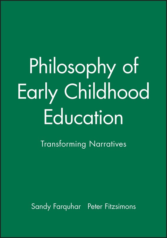 Front cover_Philosophy of Early Childhood Education