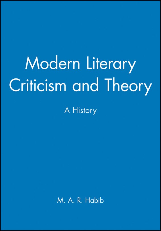 Front cover_Modern Literary Criticism and Theory