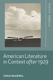 Front cover_American Literature in Context after 1929