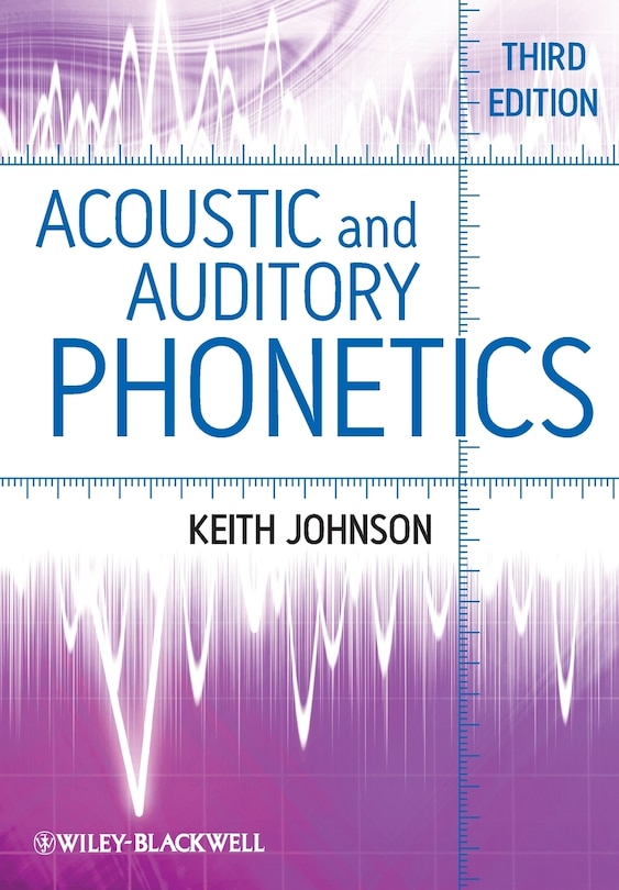 Couverture_Acoustic and Auditory Phonetics